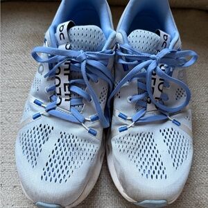 On Running Women's Light Blue Athletic Running Shoes